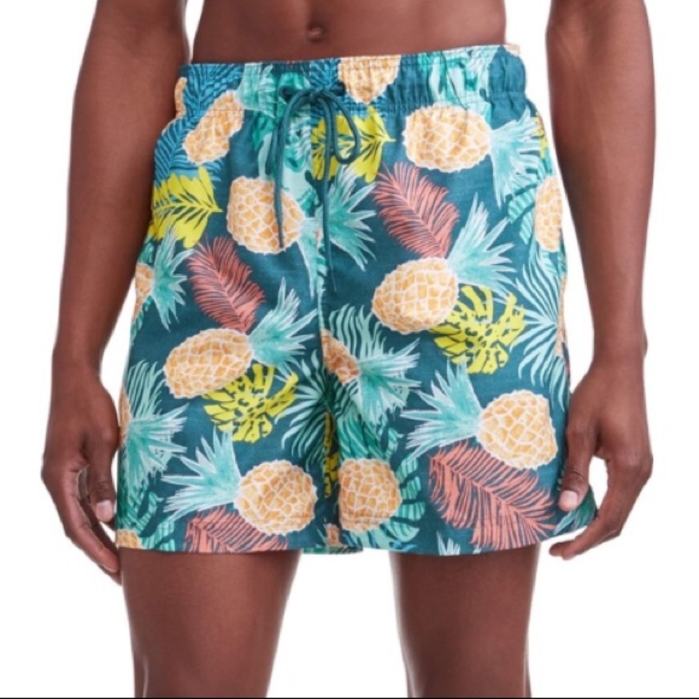 Men's Pineapple Novelty Eboard Swim Short Swimming Trunks